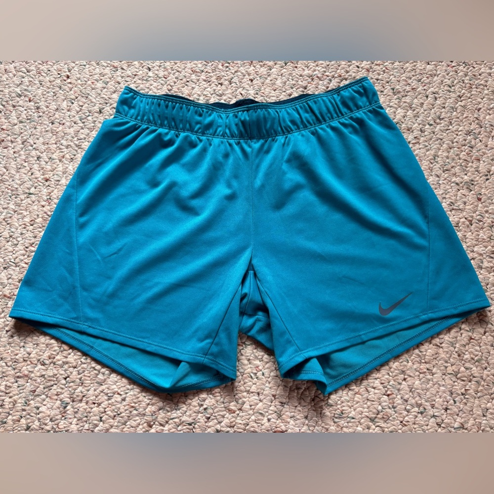 Nike Pro shorts.  Turquoise. Size S